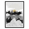 Art-Poster 50 x 70 cm - Sun Rise - Kookie Pixel