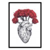 Art-Poster 50 x 70 cm - Cactus Heart - Valeriya Korenkova