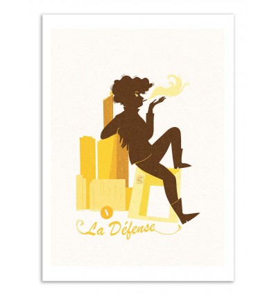 Art-Poster - La Defense - Julie Olivi - Limited edition 50 ex.
