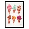 Art-Poster - Ice cream cones - Cat Coquillette