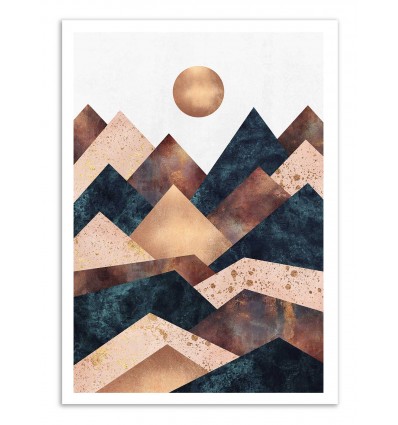 Art-Poster - Autumn Peaks - Elisabeth Fredriksson