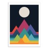 Art-Poster - Whimsical Mountains - Andy Westface