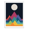 Art-Poster - Whimsical Mountains - Andy Westface