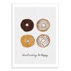 Art-Poster - Donut worry, be happy - Orara Studio