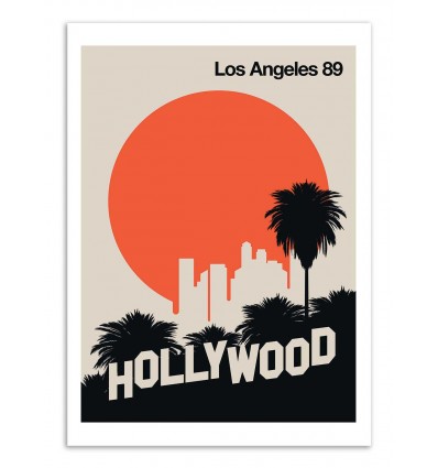 Art-Poster - Los Angeles 89 - Bo Lundberg