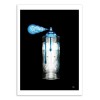 Art-Poster - Blue spray paint can - Rubiant