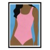 Art-Poster - Pink Swimsuit - Rosi Feist