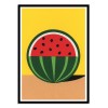 Art-Poster - Three quarter watermelon - Rosi Feist