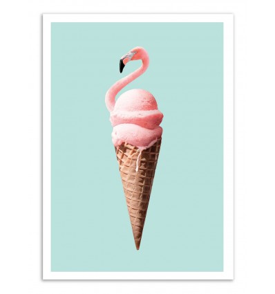 Art-Poster - Flamingo cone - Jonas Loose