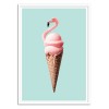 Art-Poster - Flamingo cone - Jonas Loose