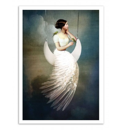 Art-Poster - To the moon and back - Catrin Welz-Stein