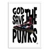 Art-Poster - God save the punks - Rubiant
