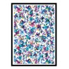 Art-Poster - Aquatic abstract flowers blue - Ninola