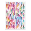Art-Poster - Colorful Brushstrokes Multicolored - Ninola
