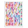 Art-Poster - Colorful Brushstrokes Multicolored - Ninola