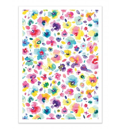 Art-Poster - Tropical flowers - Ninola