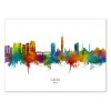Art-Poster - Cairo Egypt Skyline (Colored Version) - Michael Tompsett