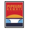 Art-Poster - Pipeline Hawaii - Tom Veiga